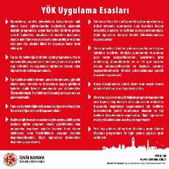 Koronavirüs Salgın YÖK Uygulama Kararı 14.03.2020