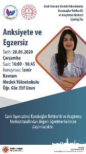 Anksiyete ve Egzersiz 20.05.2020